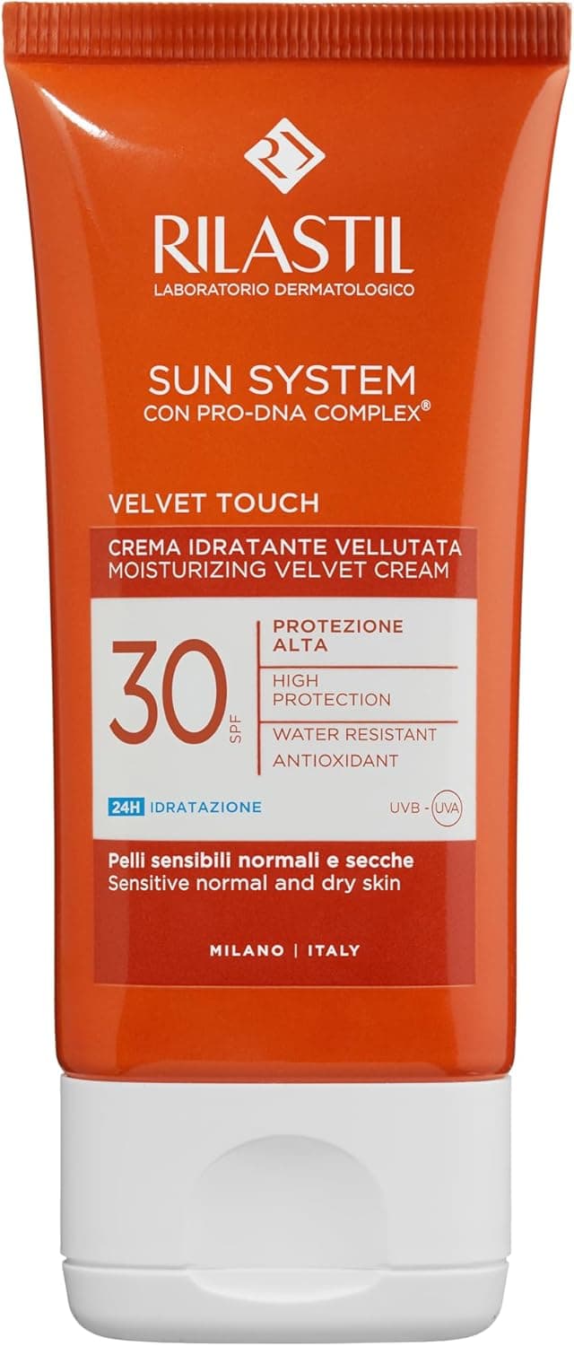 Detalle de Rilastil Sun System Crema Vellutata SPF30 per il viso (50 ml)