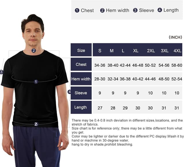 Thumbnail 5 de BAMBOO COOL Men's Undershirts 6-Pack