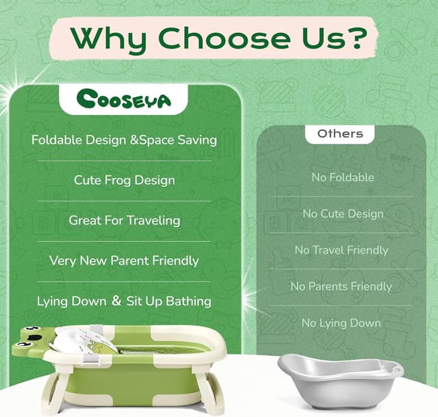 Thumbnail 6 de COOSEYA Vasca neonato con supporto verde