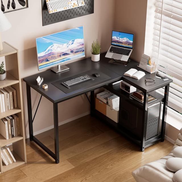 Detalle 2 de JUMMICO Scrivania angolare 100 x 80 cm