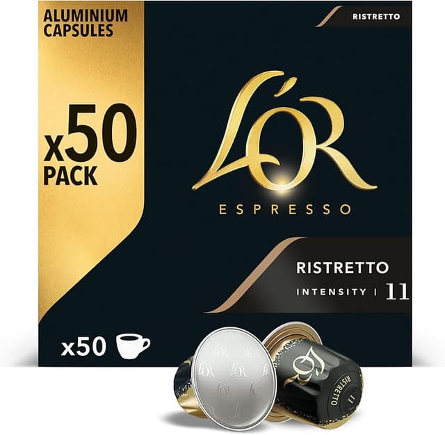 Imagen de L'OR Espresso Cápsulas Ristretto Intensidad 11, 50 Unidades en OfertitasTOP
