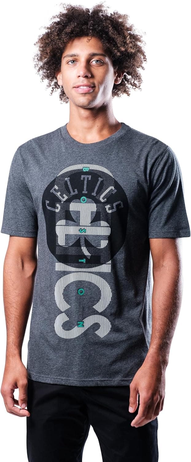 Detalle de Ultra Game Men’s NBA Official Super Soft Game Day T-Shirt (60% Cotton, 40% Polyester)