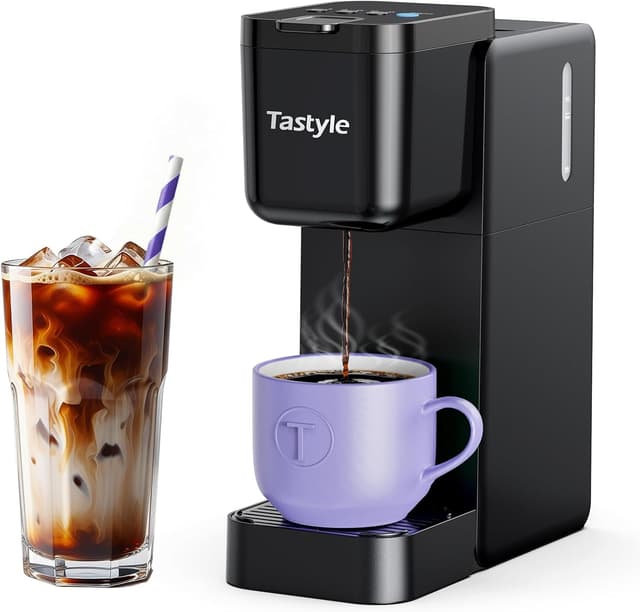 Detalle de Tastyle Single Serve Coffee Maker Hot & Iced