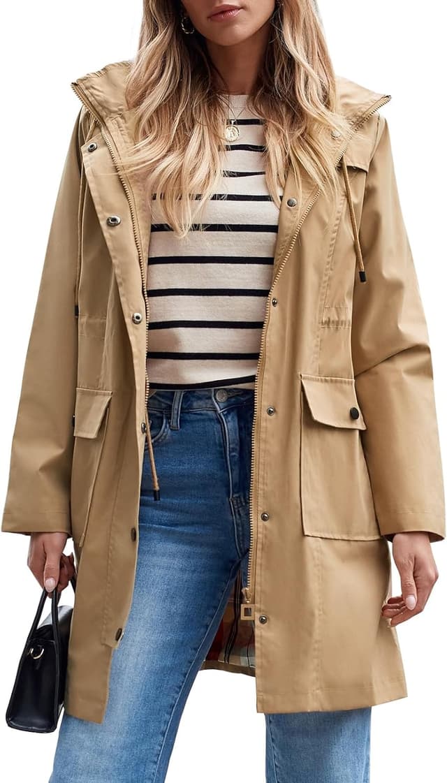 Thumbnail 6 de SaphiRose PONCHO Regenjacke Damen – winddicht, wasserdicht mit Kapuze und atmungsaktivem Futter