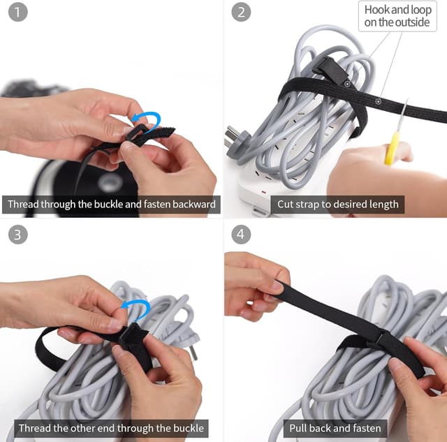 Thumbnail 5 de Trilancer 10 m x 2.5 cm reusable cable ties