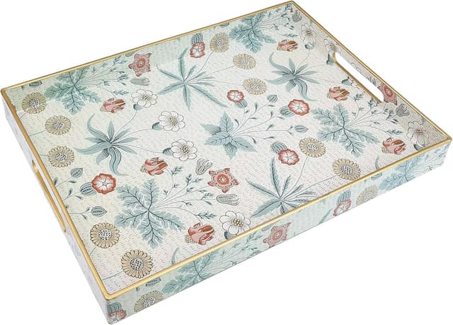 Detalle de Leemxiiny Rectangle Serving Tray with Handles 🍽