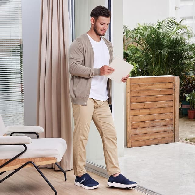 Thumbnail 1 de FitVille Extra Weit Diabetiker Schuhe Herren – Gesundheitsschuhe mit Klettverschluss für breite Füße