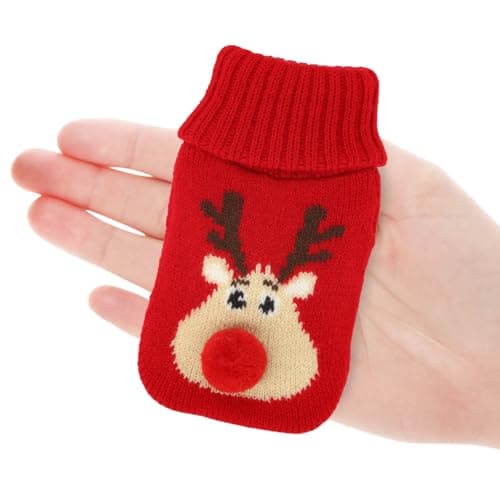 Thumbnail 4 de com-four® 4x chauffe-poches rouge beigé orignal ⚙