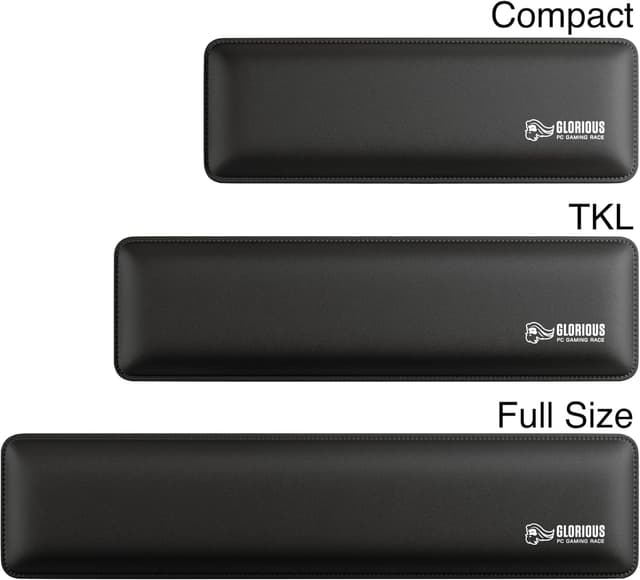 Detalle 2 de Glorious GWR-75 Compact Keyboard Wrist Rest (Black)