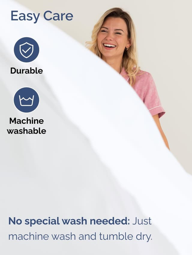 Thumbnail 6 de Extra Deep Pocket King Sheets 21" White 📄