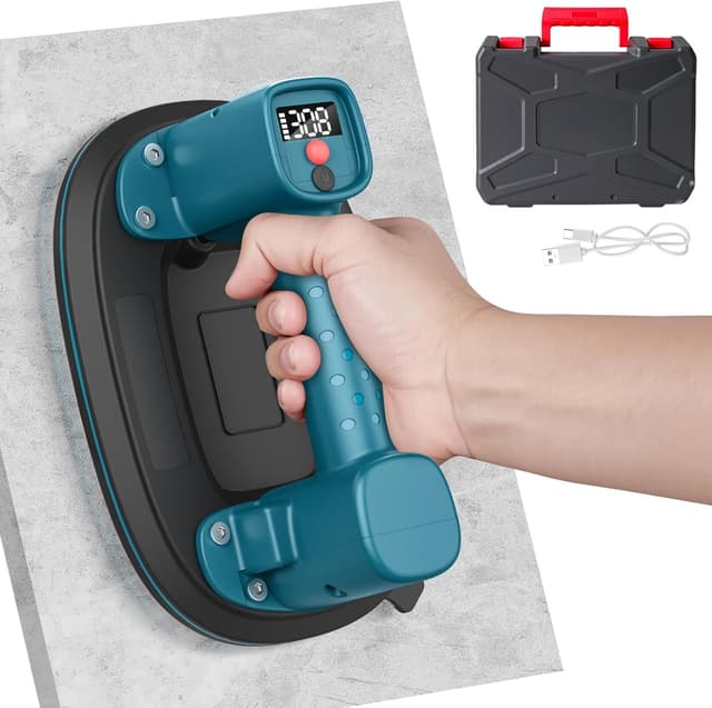 Detalle de Akku Saugheber 300 kg, kabellos & LCD