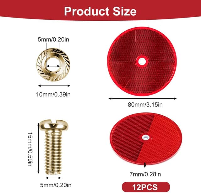 Detalle 2 de AYBUY catadioptre rond E4 Ø80 mm