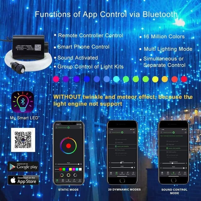 Thumbnail 1 de VASTFIRE étoile Fibre optique 500 pcs 3 m