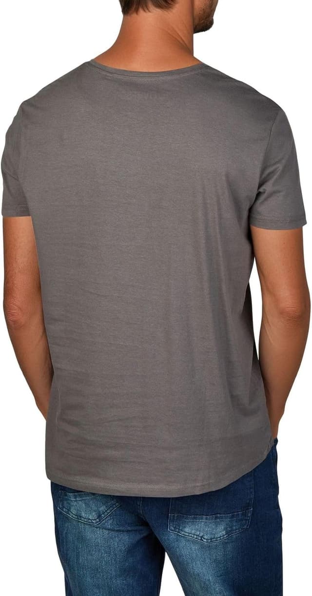 Detalle de Riverso Herren T-Shirt Regular Fit 4er-Set (RIVLeon), Rundhals Kurzarm aus Baumwolle