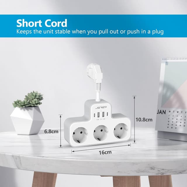 Thumbnail 6 de JSVER Ciabatta Elettrica 7 in 1 3680 W