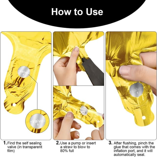 Thumbnail 5 de AOOSU Globo Cumpleaños Oro Corona 101 cm