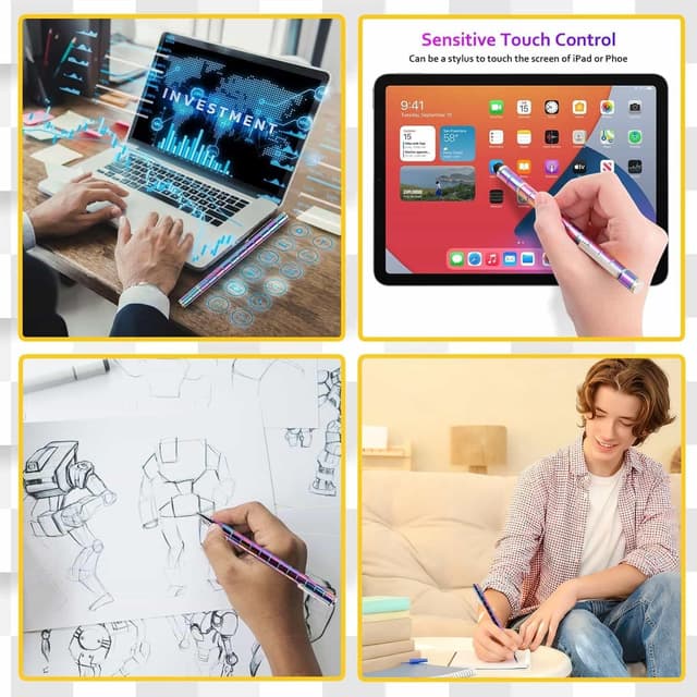 Detalle de Fidget Pen Teen Girl Gifts Decompression Magnetic Fidget Toy Pen (Christmas Stocking Stuffers)