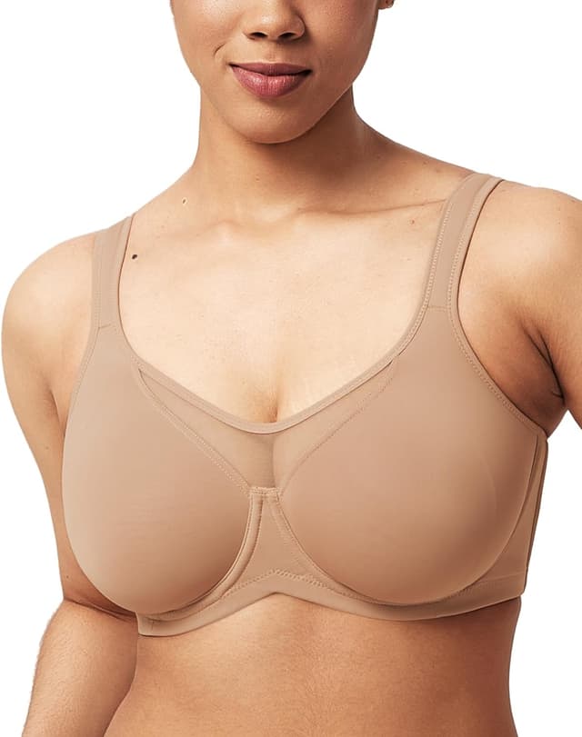 Detalle de HSIA Minimizer Underwire Bra Plus Size 1X