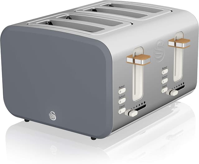 Detalle de Swan ST14620GRYN 1500W 4 Slice Toaster