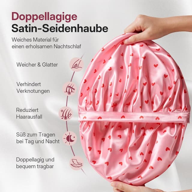 Thumbnail 1 de LitBear Satin Schlafmütze Bonnet