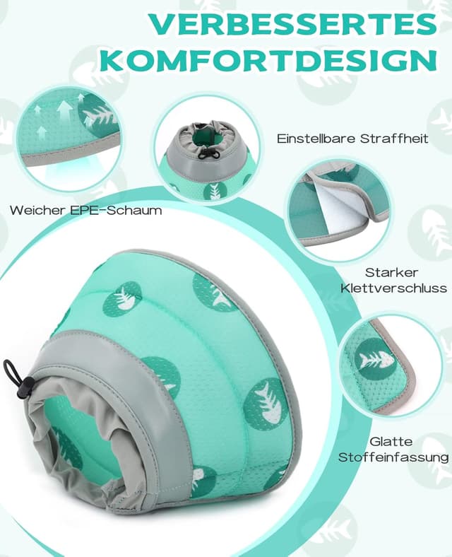 Detalle 2 de Einstellbare Halskrause für Katzen, M