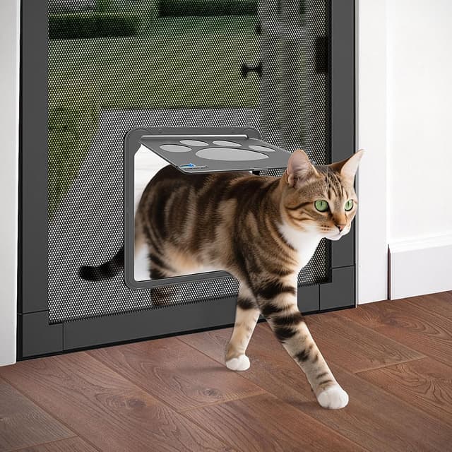 Thumbnail 6 de ENJOYING Gattaiola per Zanzariera 24 x 29 cm con chiusura magnetica e bloccaggio