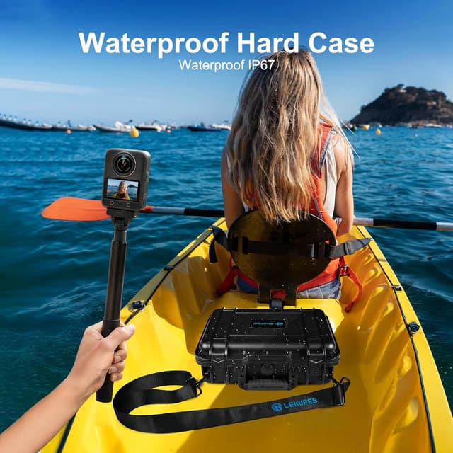 Thumbnail 3 de LEKUFEE Waterproof Hard Case for DJI Osmo 360