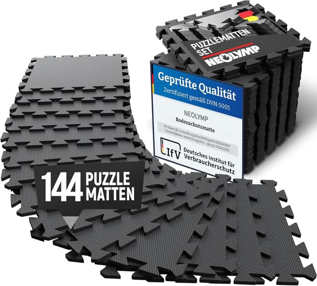 NEOLYMP Fitnessmatte Bodenschutz 10 mm