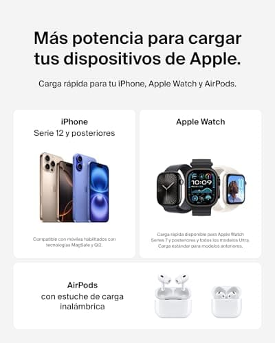 Detalle 2 de Belkin BoostCharge Cargador Inalámbrico 3 en 1