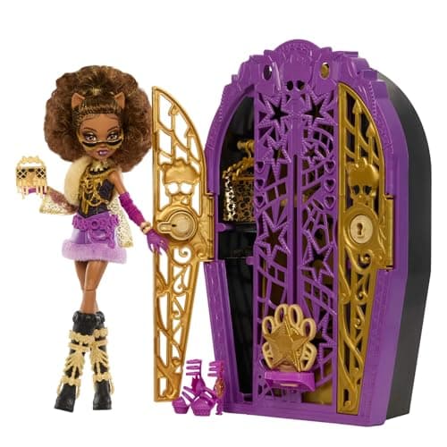 Detalle de Monster High Skulltimate Secrets Clawdeen Wolf, 19 sorpresas