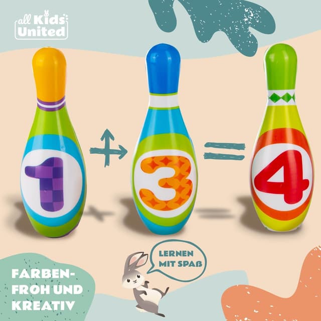 Thumbnail 1 de all Kids United Kegelspiel Bowling-Set XXL
