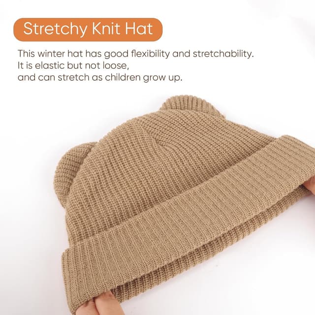 Thumbnail 3 de DRESHOW Toddler Beanie Hat for 0-24m