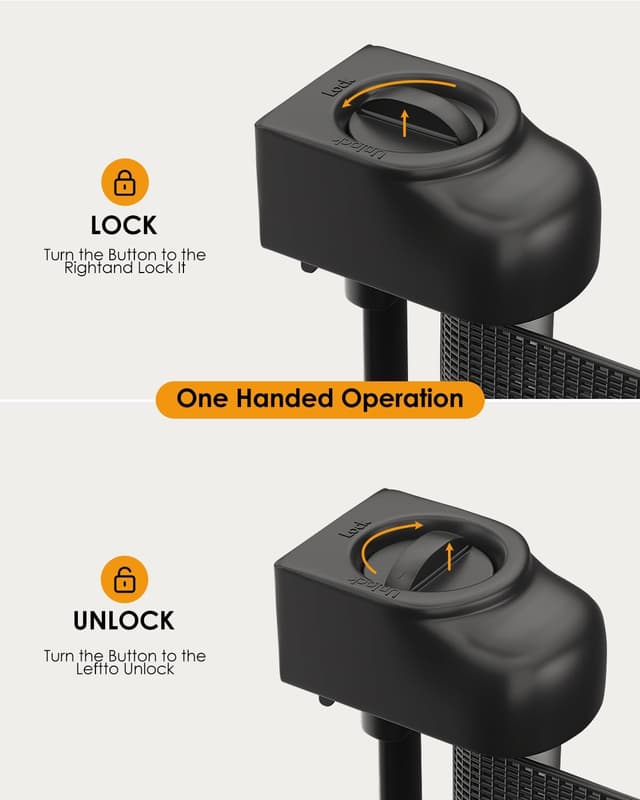 Thumbnail 6 de Lexixi ibao Retractable Baby Gate 33โ x 55โ ๐