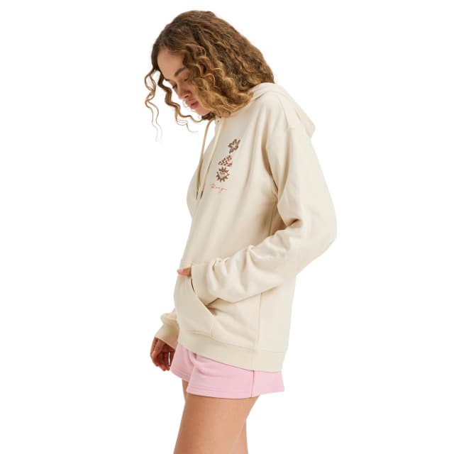Detalle 2 de Roxy Surf Stoked Sudadera con capucha de mujer en algodón y poliéster