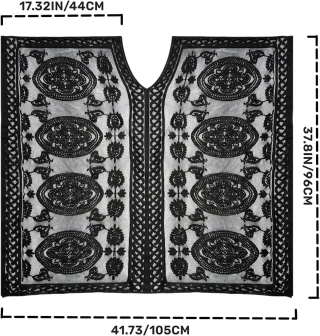 Detalle de Colornival Lace Kimono Beach Cover Up