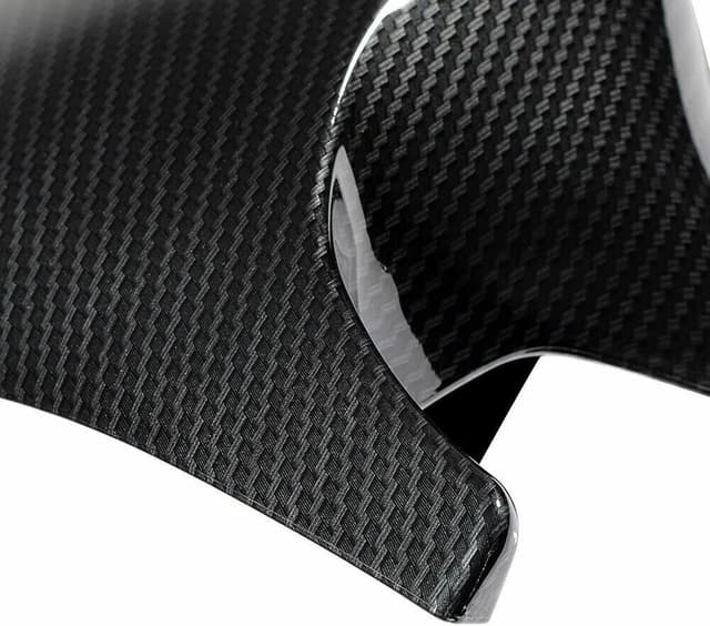 Detalle de KYYET Karbonfaser-Seitenspiegel-Abdeckkappen für BMW E90/E91/E92/E93 (PRE-LCI) im M3-Style