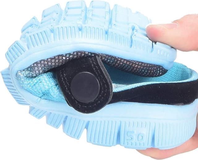 Detalle 2 de Sabots et mules respirants pour fille/garçon en maille – chaussons d’été antidérapants pour jardin, plage et piscine