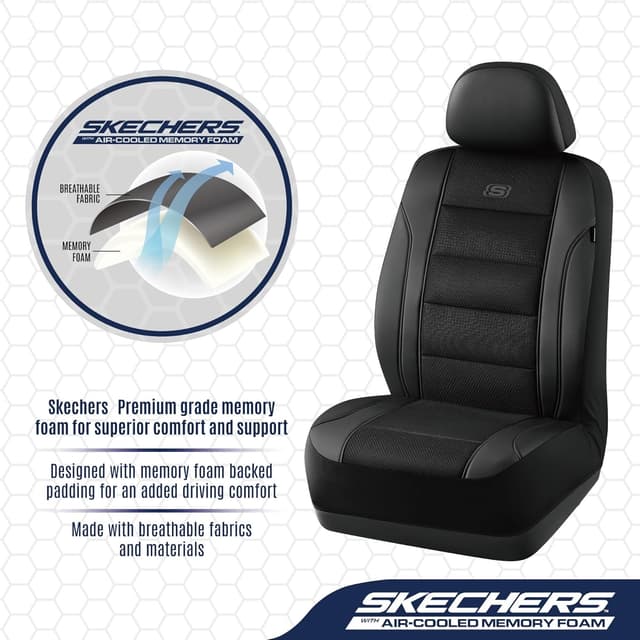 Detalle 2 de Skechers Seat Covers Air-Cooled Memory Foam