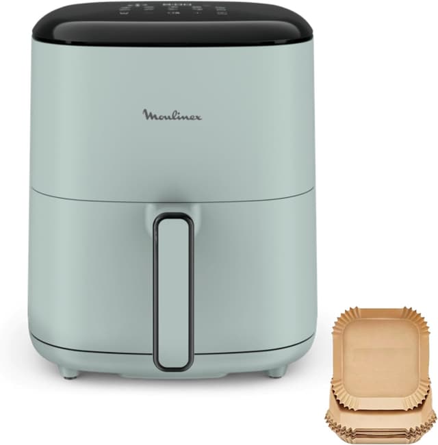 Imagen de Moulinex Easy Fry POP EUCALYPTUS 5L, air fryer à 10 programmes en OfertitasTOP