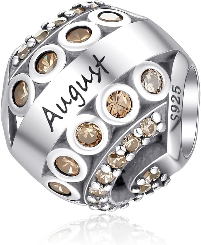 Detalle de LMLMECREA Geburtsstein Charms 925 Silber