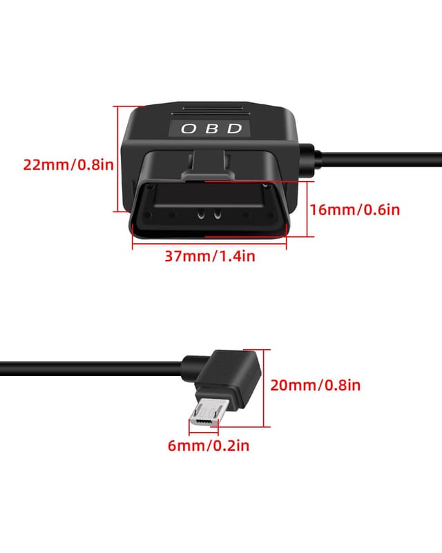 Thumbnail 5 de YANBORONSN OBD Power Cable Dash Cam
