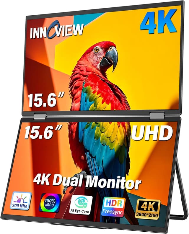 Detalle de InnoView 15.6" 4K Portable Monitor 3840x2160