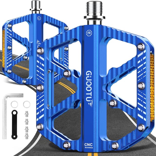 Thumbnail 6 de GUOOTU Fahrradpedale CNC Aluminium MTB Flachpedale