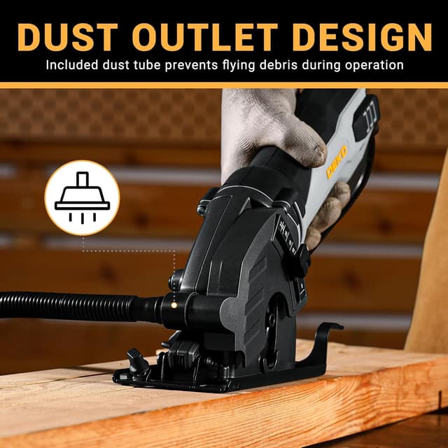 Detalle de DEKOPRO Mini Circular Saw 600W 85mm