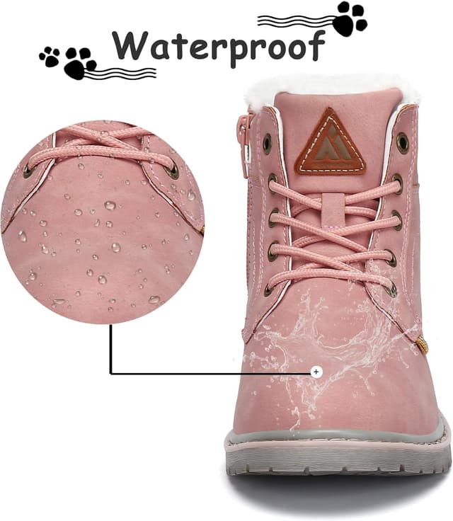 Detalle de Mishansha Kinder Winterschuhe gefüttert Boots