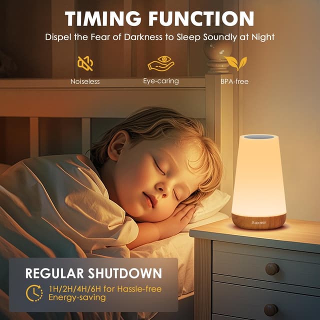 Thumbnail 4 de Auxmir Nachttischlampe 2500mAh RGB 5 Modi