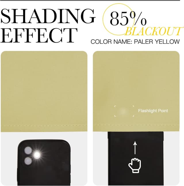 Detalle 2 de NICETOWN Blackout Curtains 70 x 72 in 🪟