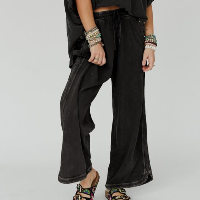 Thumbnail 4 de Hixiaohe Wide Leg Sweatpants High Waist
