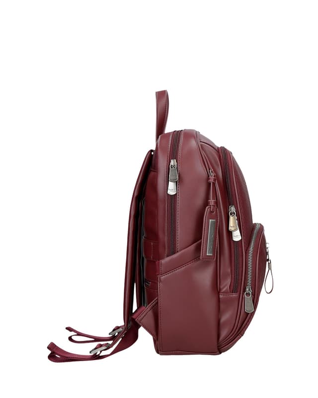 Detalle 2 de Pepe Jeans Sprig mochila porta ordenador 13,3" burdeos 💼