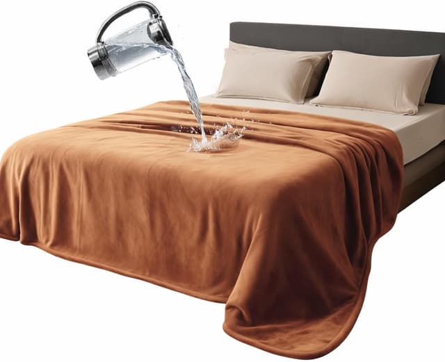 Detalle de Bedding Aid wasserdichte Wendedecke 102×152 cm – Auslaufsichere Schutzdecke für Bett, Sofa & Couch